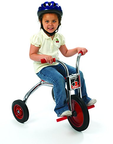 Angeles SilverRider Kids Tricycle, Toddler Tricycle with Solid Airless Rubber Tires, Kids Bike for Preschools and Daycare, Ages 3+, 15.75 Tall Seat