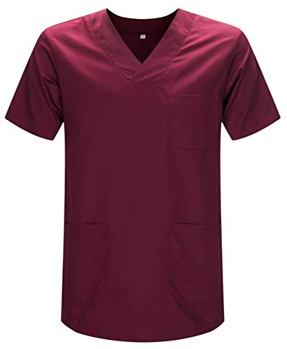 Misemiya - VÊTEMENTS DE Travail Unisex COL PIC Manches Courtes Médicaux Unisexe - Ref.817