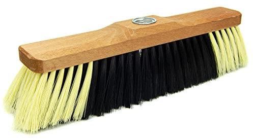 Zimmerbesen ohne Stiel - Besen Indoor - Besenkopf aus Holz mit Schraubgewinde - Stubenbesen ca. 30 cm