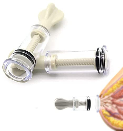 Marilia Nipple Extractor Corrector Body Extractor 2PCS, 20mm, Kneading Massage Cup, Suitable for Flat and Inverted Nipples
