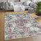 Paco Home Waschbarer Teppich Wohnzimmer Schlafzimmer Vintage Muster Flachgewebe Modern Orientalisch Ornament Pastell, Grösse:240x340 cm, Farbe:Bunt