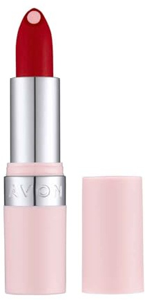 AVON Barra de Labios Hydramatic Matte Tono Siren Red - Pintalabios con Núcleo de Ácido Hialurónico Hidratante - Mate Confortable - Favorece Hidratación y Previene Sequedad - +SPF10 - Color Rojo