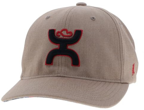 HOOEY Chris Kyle Adjustable Snapback Hat – Mid Profile 6-Panel Baseball Cap for Men and Women – Outdoor, Casual, Hiking, Everyday Wear – Full Fabric Crown, Curved Bill, Classic Fit – Tan