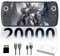 M27 Console de Jeux Portable 21000+ Jeux,30+ Émulateurs,Système EmuELEC,écran 1024*600P 7 Pouces IPS Consoles de Jeux vidéo Retro,30+ Langues,3000mAh Console Retrogaming,Plug and Play (64G)
