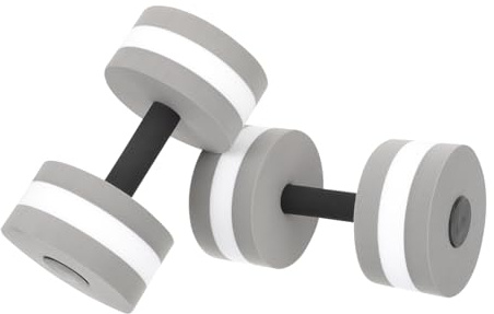 Alipis 2 pièces Haltères Flottants pour Piscine EVA Poids Aquatiques Ludiques pour Exercices de Renforcement Musculaire et Divertissement Aquatique