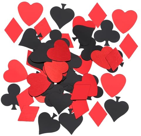 Veemoon Decorazione da Tavolo per Feste Scatter Poker Colorati 90g, Decorazione Scatter Poker di Compleanno per Matrimoni e Eventi, Accessorio Decorativo per Tavolo Sparso