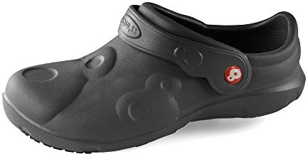 Schu'zz Pro - Sabot pour Homme - Antidérapant, Confortable, Résistant & très Léger - Norme en ISO 20347 - Secteur Médical ou Culinaire - Noir, 44 UE