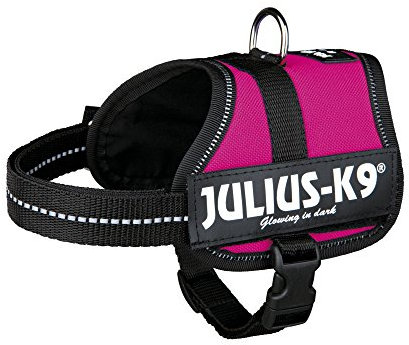 K9 Powergeschirr, Größe: M/0, Dunkelpink