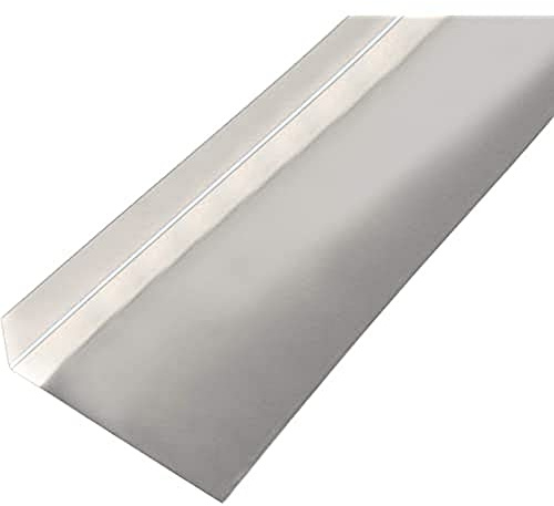 Alberts 462925 Tôle lisse | chanfreinée, en L | aluminium, naturel | 1000 x 96 x 28 mm