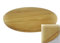 Wooden World Runder Pizzateller aus massivem Holz, Schneidebrett mit Griff, zum Servieren von Pizza, 50 cm Durchmesser
