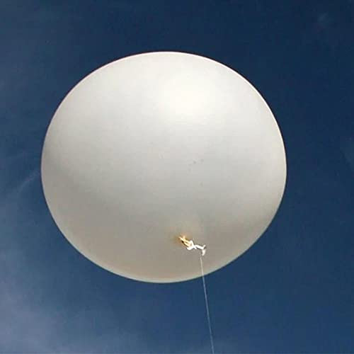 Palloncino gigante bianco per indagini meteorologiche decorazione festa festa giocattoli di intrattenimento (248 cm)