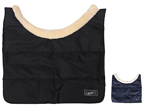 netproshop Brustschutz Polsterung für Pferdedecken Schwarz und Blau, Farbe:Schwarz