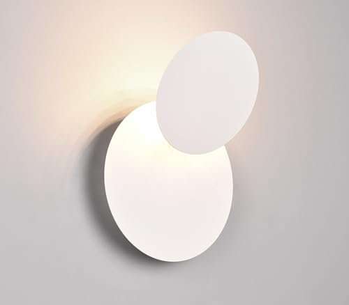 Trio Leuchten Wandleuchte Mio 240310131, Metall Weiß matt, inkl. 6 Watt LED