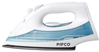 PIFCO Easy Steam Iron - Non-stick Soleplate - Lightweight - 2000w - 10ml Water Cup - 2m Cord - Variable Steam Control - Auto Shut-off - Burst Steam Function