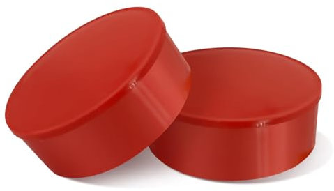 Socket Plug, DN 50 Drainage Pipe, Sealing Plug, Pack of 2 Pipe Plugs 50 mm, PE Pipe Sealing Plugs for Drainage Pipe, Sleeve Plug, Pipe Duct End Closure Lid, for End Cap End Cap