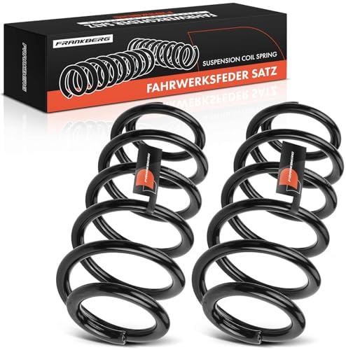 Frankberg 2x Muelles de Suspensión Eje trasero Compatible con TT 8J3 Coupé 2006-2014 TT R.o.a.d.s.t.e.r 8J9 cabrio 2007-2014 Replace# RH6290