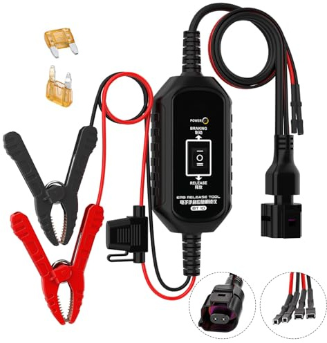 LINXINO BT10 EPB Emergency Release Tool,Over-Current Protection, Dual-Channel Forward/Reverse Control for Electronic Parking Brake Release and Reset