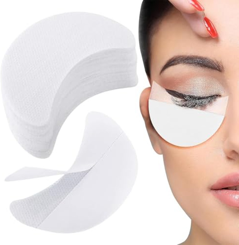 150 Piezas de Sombra de Ojos Protector de Gel Almohadillas, Protección Maquillaje Sombras Ojos Adhesivos Protector Sombras Ojos, para Evitar Extensiones de Pestañas Residuos