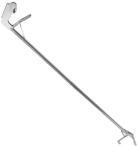 DIYEAH Pince Attrape-Serpent Acier Inoxydable Serrure Outil de Capture de Reptiles Sécurisé et Polyvalent pour Chasse et Jardinage