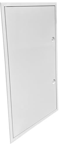 Revisionstür 50 x 80 cm weiß (bxh) mit Vierkantverschluss incl. Schlüssel