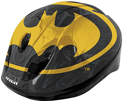 BATMAN Jungen Safety Sicherheitshelm, Schwarz/Gelb, 52-56 cm