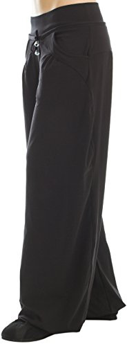 Winshape WTE3 Pantalon de survêtement pour Danse, Fitness, Loisirs, Sports pour Femme S Long Noir