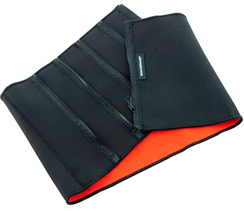 InnovaGoods - Unisex Schlankheits-Sportgürtel mit Sauna-Effekt, Erhöht Körperwärme und Schwitzen, Verbessert Körperhaltung, Flexibel und Einstellbar, Neopren, Mehrfarbig, Einheitsgröße