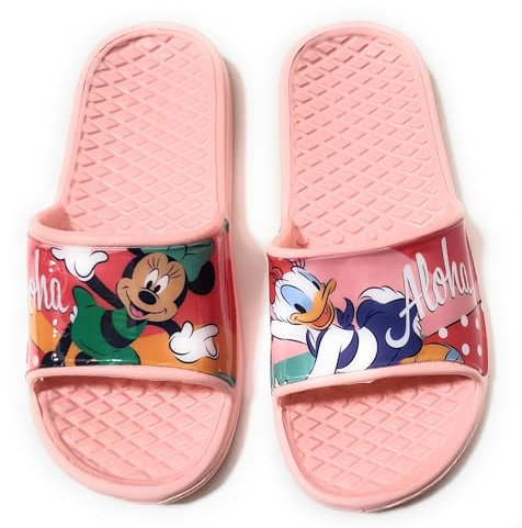 Requeteguay Urban RU Chanclas Minnie Mouse Disney para Niñas | Chanclas Disney Minnie Mouse y Daisy (Rosa, Sistema tallas calzado EU, Niño (0-5 años), Mujer, Números (rango), mediano, 24, 25)