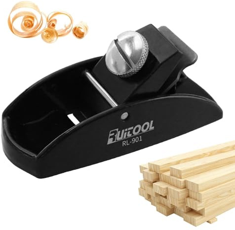 pialla a mano, pialla a mano per la lavorazione del legno - Strumento per pialla in legno - Pialla da rifilatura a fondo, pialla per porta a rasoio, pialla per bordi, utensile manuale per lavorazion