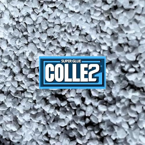 Colle21 Pietra Decorativa Granulato Bianco Carrara 1,8-2,5 mm 200 g