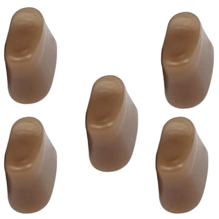 Suministros para Flauta 5 Piezas Bloques de Goma Marrón