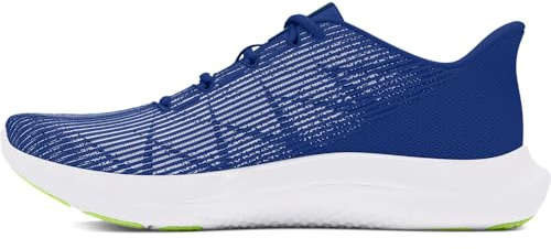 Under Armour Mens Ua Charged Speed Swift Running Shoe, Tech Blue Tech Blue Morph Green, 6 UK