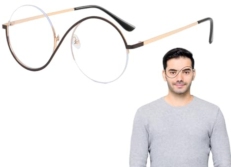 Gafas Luz Azul | Gafas Para Ordenador Que Bloquean Luz Azul - Gafas Diarias Modernas Media Montura Para Estudiantes Conductores Juegos Viajes Trabajo