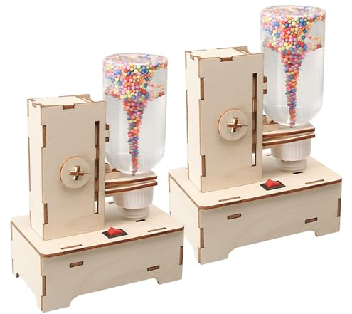 KICHOUSE 2 Piezas Kit Educativo de Ciencia Stem Simulador de Tornado para Juguete Científico de Viento para Experimentos Prácticos Material Seguro y Duradero para Aula y Casa