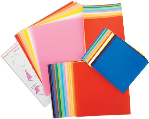 Yasutomo Origami Asst Colors 3 1/2, 4 1/2, 5 7/8 55 Sheets