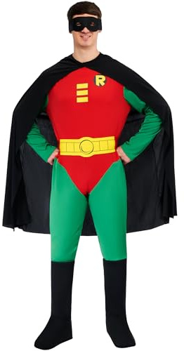 Rubie's officiella DC Comics Robin Classic herrkostym