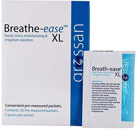 Grossan Breathe-Easexl Nasal Sinus Irrigation Packets, 30 Count