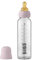 BIBS Baby Glass Bottle. Anti-Colic. Round Natural Rubber Latex Nipple. Supports Natural Breastfeeding, 225 ml, Dusky Lilac