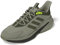 adidas Herren AlphaEdge + Shoes Laufschuhe, Silver Pebble/Olive strata/Lucid Lemon, 42 EU