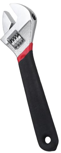 JIYIN Llave ajustable de 6 pulgadas/150 mm, llave inglesa, llave inglesa, llave inglesa, máx. 20 mm, ancho de boca ajustable, llave para reparación doméstica, fontanería