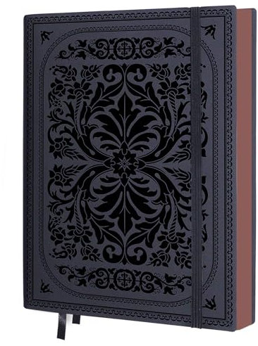 BIROYAL Notizbuch A5 Dotted, Hardcover Bullet Journal, 256 Seiten Dotted Notebook, 120gsm Papier, Notizbuch Gepunktet, Aesthetic Notebook Für Frauen Männer Notizen, Doodling