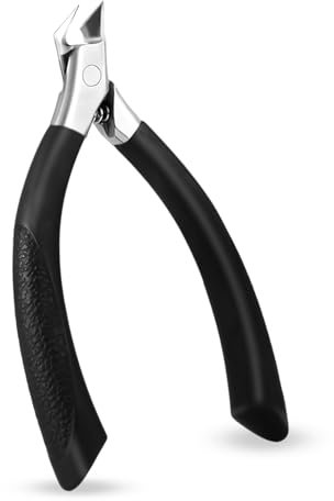 Tagliaunghie di Precisione in Acciaio per Unghie Incarnite e Spesse dei Piedi, Tronchesine Cuticole per Pedicure e Cura