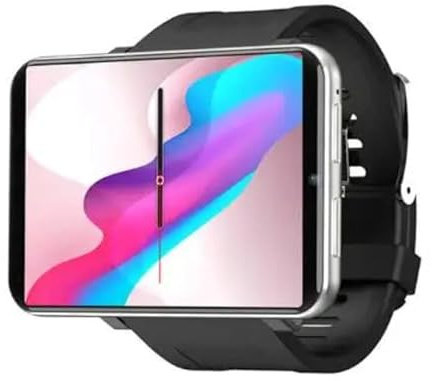 2024 DM100 4G LTE Smart Watch Android 7.1 OS 3GB RAM 32GB ROM 5MP Camera 2700mah Battery 2.86 inch Touch Screen Smartwatch S999 (Silver,3GB 32GB)