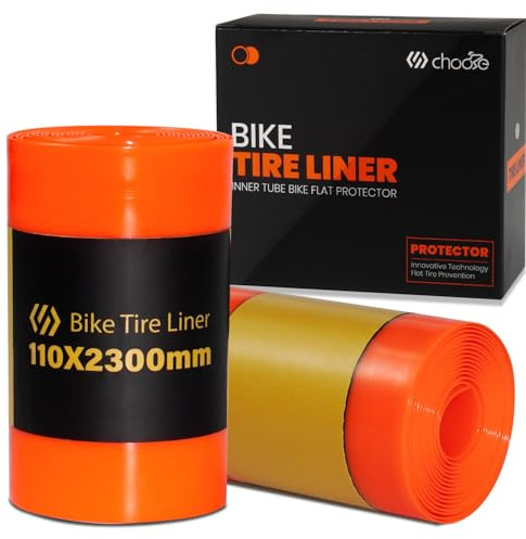 Chooee Bicycle Puncture Protection Tape, Bicycle Tyre Puncture Protection Bicycle Tyre Insert (Width 110 mm), MTB/Road Bike Bicycle Tyre Liner Tyre Tube Protector Compatible 16/20/24/26/27.5/29x4.5