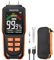 Proster Humidimètre rechargeable - Avec écran LCD 3 couleurs - Alarme sonore - Pour mur, maçonnerie, bois tendre