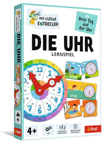 Trefl Die Uhr – Kleiner Entdecker Lernspiel für Kinder ab 4 Jahren