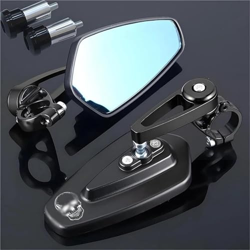 NRTNRFQW Espejo retrovisor de Motocicleta 1 Par De Espejos Retrovisores De Motocicleta Universal Scooter Bar Extremo Manillar Espejo X ADV X-ADV XADV 750(008)