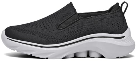 Diabetiker skor män bekväma hälsoskor halkfria fritidsskor lätta sneakers mjuk sula slip-skor korrigering tår skor utomhus mode löparskor