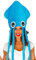 FIESTAS GUIRCA GUI13350 - Blue Octopus Hat
