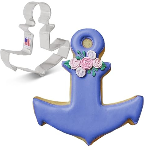 Ann Clark Anchor Cookie Cutter, Large 4 Made in USA